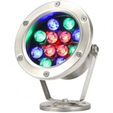 Φωτιστικό Συντριβανιού LED 18W 12V IP68 RGB με Controller 98LED018RGB